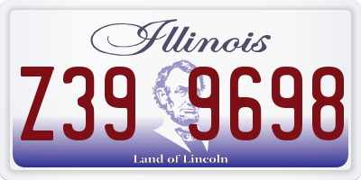 IL license plate Z399698