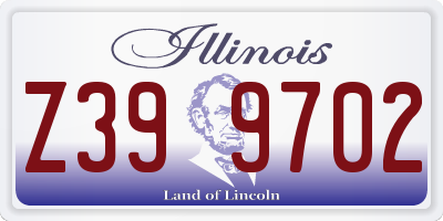 IL license plate Z399702