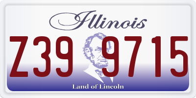 IL license plate Z399715