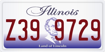 IL license plate Z399729