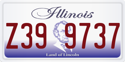IL license plate Z399737