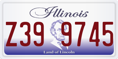 IL license plate Z399745