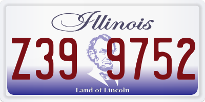 IL license plate Z399752