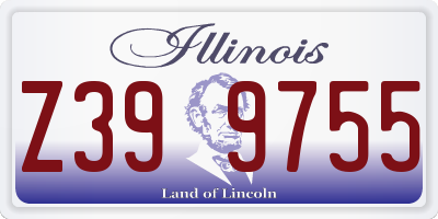 IL license plate Z399755