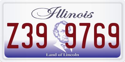 IL license plate Z399769