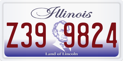 IL license plate Z399824