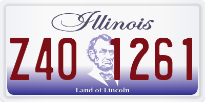 IL license plate Z401261