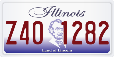 IL license plate Z401282