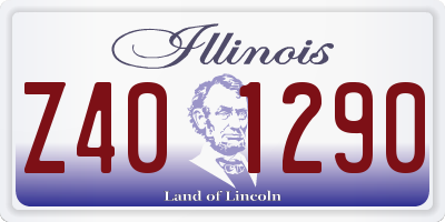 IL license plate Z401290