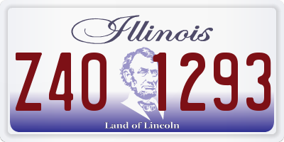 IL license plate Z401293