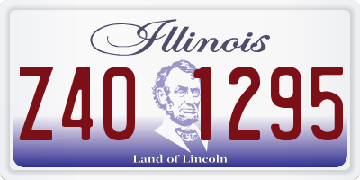 IL license plate Z401295