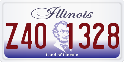 IL license plate Z401328