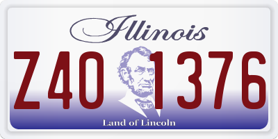 IL license plate Z401376