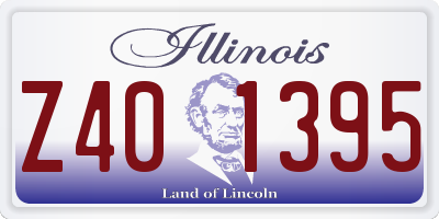 IL license plate Z401395