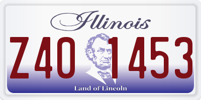IL license plate Z401453