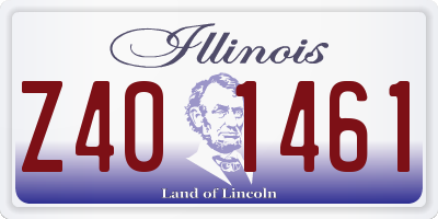 IL license plate Z401461