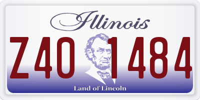 IL license plate Z401484