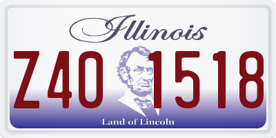 IL license plate Z401518