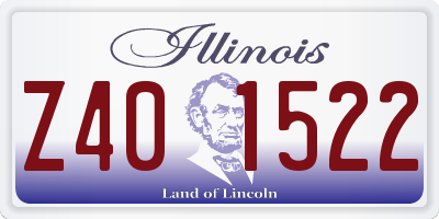 IL license plate Z401522