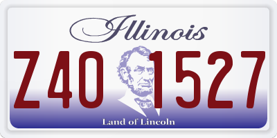 IL license plate Z401527