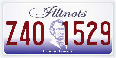 IL license plate Z401529