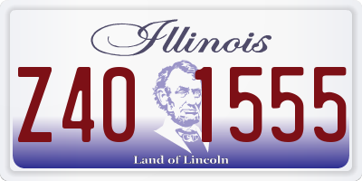 IL license plate Z401555