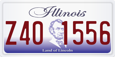 IL license plate Z401556