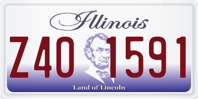 IL license plate Z401591