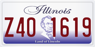 IL license plate Z401619