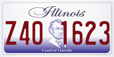 IL license plate Z401623