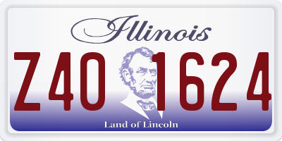 IL license plate Z401624