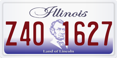 IL license plate Z401627