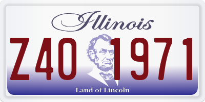 IL license plate Z401971