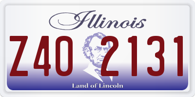 IL license plate Z402131