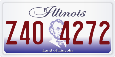 IL license plate Z404272