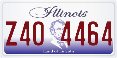 IL license plate Z404464