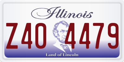 IL license plate Z404479