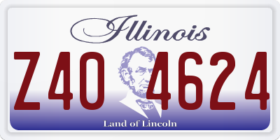 IL license plate Z404624