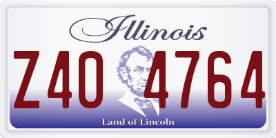 IL license plate Z404764