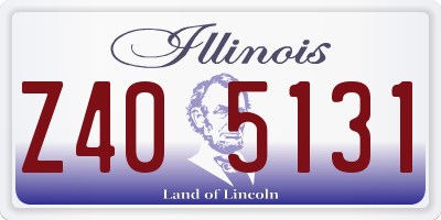 IL license plate Z405131