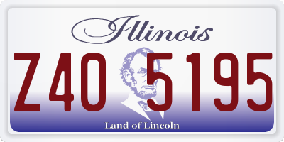 IL license plate Z405195