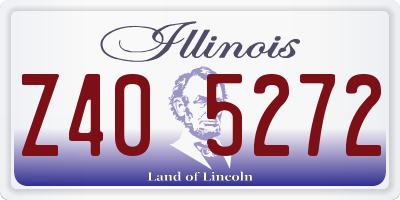 IL license plate Z405272