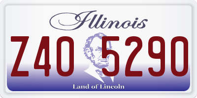 IL license plate Z405290