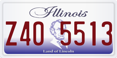 IL license plate Z405513