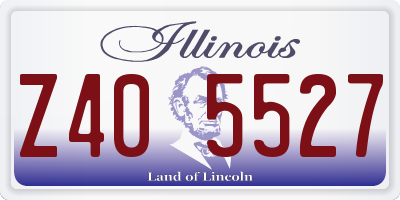 IL license plate Z405527