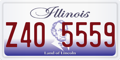 IL license plate Z405559