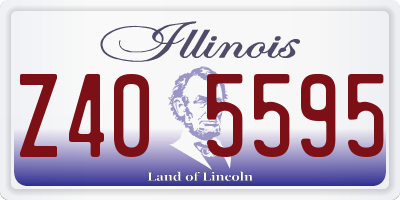 IL license plate Z405595