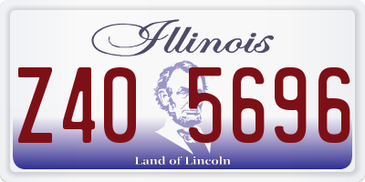 IL license plate Z405696