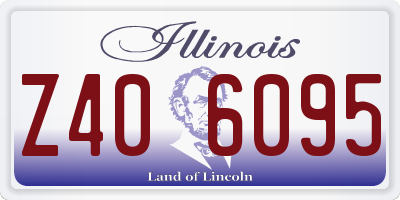 IL license plate Z406095