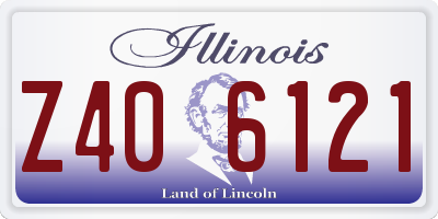 IL license plate Z406121